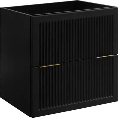 Immagine prodotto di Armadio da bagno, nero, 60 x 44,5 x 60,7 cm, senza piano