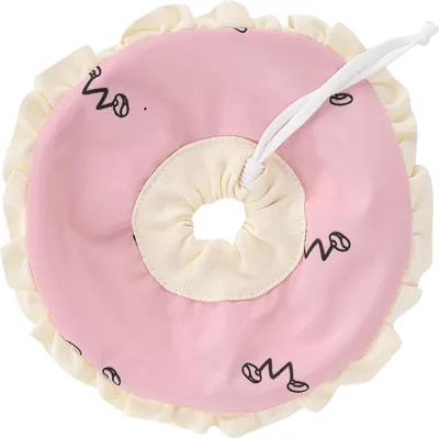 Produktbild von Kleiner Haustier Elizabeth Kragenschutzkreis Pflegering für Meerschweinchen Kaninchen Zuckergleiter rosa l Größe