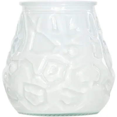 Produktbild von Cosy & Trendy mini lowboy Tischkerze - weis - 17 Brennstunden - 7 cm