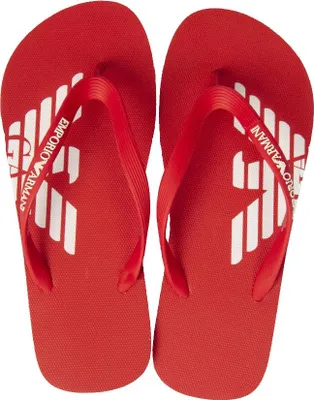 Produktbild von Flip Flops Mann EMPORIO ARMANI Strand- oder Poolhausschuhe Artikel XVQS06 XN746 SCHUHE BEACHWEAR, EU 44 - UK 9.5 - USA 10 - CN 282/95, Gomma 100%