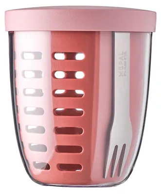 Produktbild von Mepal - Obst- & Gemüsetopf Ellipse - 600 ml - Vivid mauve