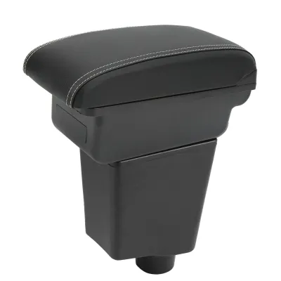 Imagen del producto de Caja para reposabrazos de consola central, organizador para consola central, caja de almacenamiento para consola central, organizador para el interior del coche