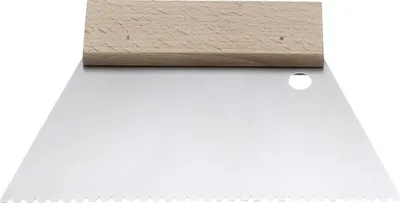 Produktbild von Kleberspachtel 18 cm 2x3 gezahnt