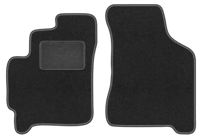 Immagine prodotto di Tappetini anteriori in moquette per Kia Carens I 1999-2006 (monovolume) – 2 pezzi, grigio grafite, su misura – Wielganizator LUX