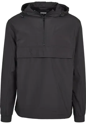 Produktbild von Urban Classics Herren Basic Pull Over Jacket Jacke, Schwarz, 3XL EU