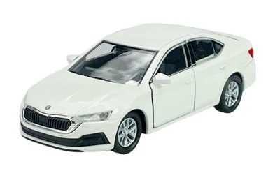 Produktbild von Welly 2019 Skoda Octavia MK4 Weiss 1:34-1:39 Die Cast Metall Modell Neu im Kasten 43806
