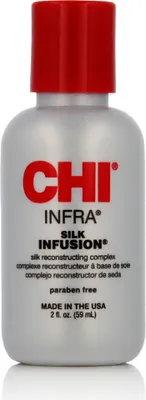 Produktbild von CHI Silk Infusio, Frauen, Alle Haare, Anti-Frizz, Feuchtigkeitsspendend, Feuchtigkeitsspendend, Schutz, Reparatur, Revitalisierend,..., 50 ml, Flasche, Alkohol, Gluten, Paraben, Sulfat