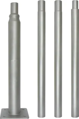 Immagine prodotto di LED line PRIME Lampione regolabile in altezza 2 m 3 m 4 m per illuminazione di parchi, strade e industrie, colore grigio