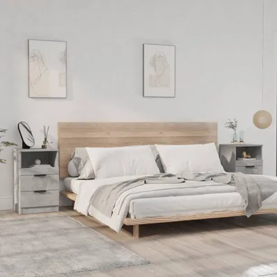 Zdjęcie produktu dla VidaXL 811241, Kolor betonu, Drewno, 400 mm, 360 mm, 650 mm, 2 szt.