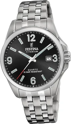 Produktbild von Festina Herrenuhr Titanium Armbanduhr Titan silber D2UF20696/3