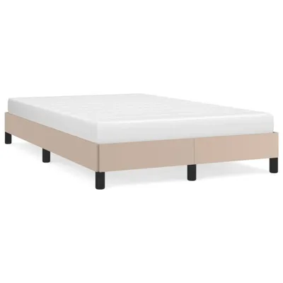 Obrázek produktu pro Rám postele bez matrace cappuccino-hnědý 120x190cm Imitace kůže