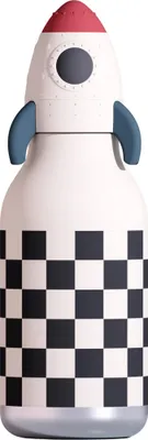 Image de Asobu® Gourde pour enfants BESTIE avec paille 460ml - RAKETE