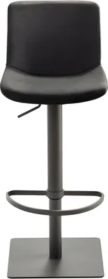 Produktbild von Bar-/Tresenhocker 1287 Gestell grau Sitzschale schwarzgrau