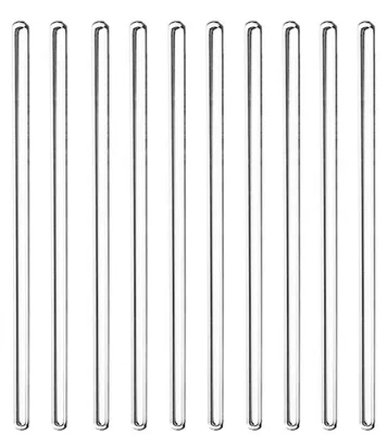 Productafbeelding van Glazen Roerstaafjes - Mixstaafjes Glas - Vloeistoffen Mengen - Hittebestendig Glad - 20 cm - Helder