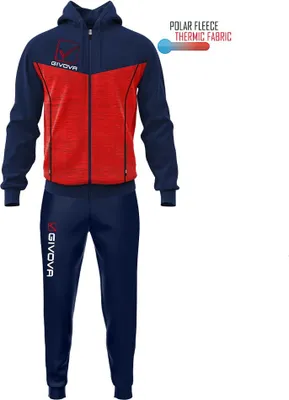 Produktbild von Givova Visa Melange Trainingsanzug Schwarz 8-10 Years Junge Schwarz 8-10 Years