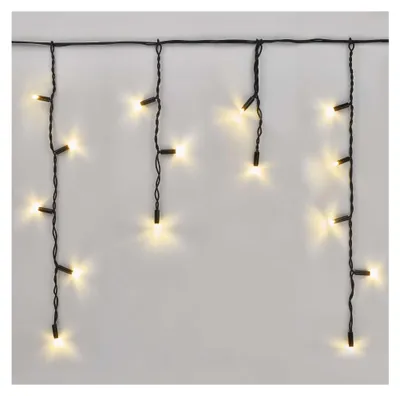 Immagine prodotto di EMOS Profi LED catena di collegamento nera - ghiaccioli, 3 m, per esterni, bianco caldo, D2CW01