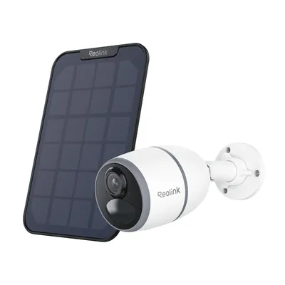 Produktbild von Reolink Go Plus+Solarpanel, 2K 4MP Akku 4G LTE Überwachungskamera Aussen, Smarter Personen-/Autoerkennung, Nachtsicht