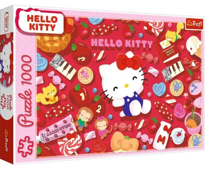 Productafbeelding van Trefl Hello Kitty 1000, 1000 stukjes, Puzzel met afbeeldingen uit tekenfilms