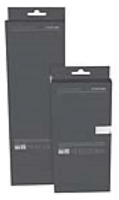 Produktbild von Comair Color Stripes kurz 95x200 mm, 200 Stück silber color stripes,