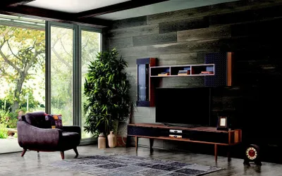 Produktbild von Luxus Wohnwand rtv Lowboard tv Ständer Wohnzimmer Möbel Wandschränke