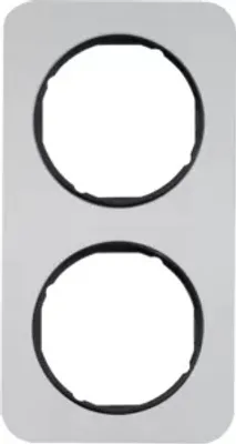 Produktbild von Berker 10122184, Aluminium, Schwarz, Aluminium, Schraubenlos, Berker, Glänzend, 1 Stück(e)