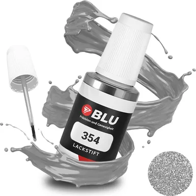 Produktbild von BLU Auto Lackstift Silber kompatibel für BMW 354 Titansilber Titanium Silver Metallic Silver | Auto Lack Reparatur Ausbesserungslack