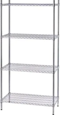 Produktbild von Lagerregal aus Chromstahl 910x455x1800mm