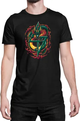 Produktbild von Herren T-Shirt Dragon Anime Manga Ball Z Shenron 05, Man S / Schwarz