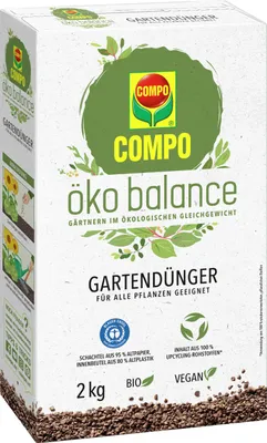 Produktbild von Gartendünger COMPO öko balance veganer Feststoffdünger 2 kg