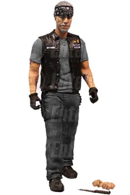 Imagen del producto de Figura de acción de Clay Morrow de Sons of Anarchy, exclusiva de Mezco Toys, 15 cm, modelo MEZ82308