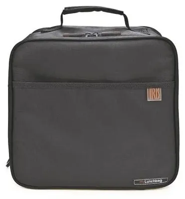 Isolierte Lunchtas 1,7 L mit 2 Behältern, schwarz