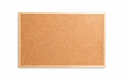 Produktbild von Kork Pinnwand 70x100 cm mit Holzrahmen Braun – Rechteckige Korktafel für Wandmontage