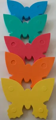 Produktbild von Auftriebshilfe Schwimmhilfe Schwimmspaß Schmetterling 390x300x38mm Grün