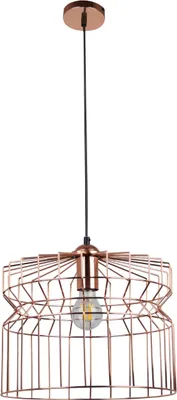 Obrázok produktu pre Závesná lampa LAGOS, zlatá, 1xE27x20W, kov, rozmery: 120x33x33 cm, IP20, Polux