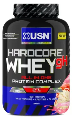 Image de USN HARDCORE WHEY gH, 2000g, saveur fraise