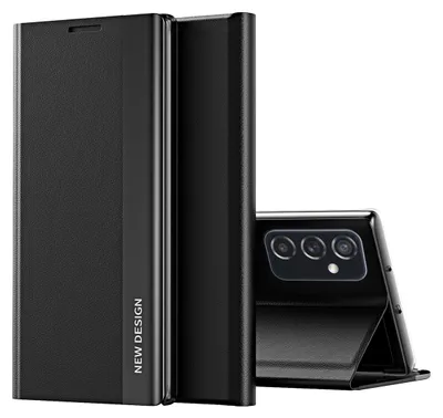 Produktbild von Galaxy M23 5G Hülle, Leder PolyurethanMagnetisch Klapp Stand Schutzhülle für Samsung Galaxy M23 5G Schwarz