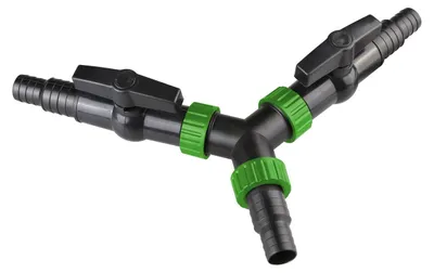Produktbild von Y-Verteiler mit Regulierhähnen, 20/25 mm