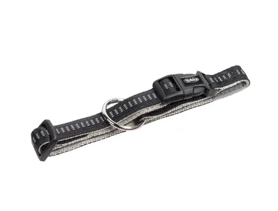 Produktbild von Nobby 78511-05, Hund, Standardkragen, Schwarz, Nylon, S-M, 20 mm