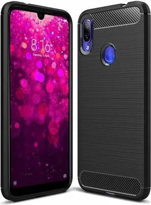 Produktbild von Carbon Shield TPU Hülle für Xiaomi Redmi Y3 - Schwarz KP19373