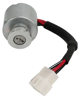 Image de Interrupteur d'allumage avec clé 66101 55200 – Pièce de rechange pour Kubota TG1860G, ZD18, ZD18F, ZD21, ZD21F, ZD28 et ZD28F