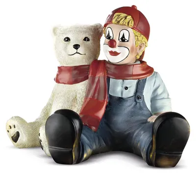 Produktbild von Gildeclowns Deko Figur - Kuschelzeit - Sammlerstück handbemalt Höhe 8 cm - in Geschenkkarton - Geschenk Geburtstag - Glücksbringer Talisman Mutmacher