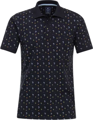 Redmond Polo Pique in blau