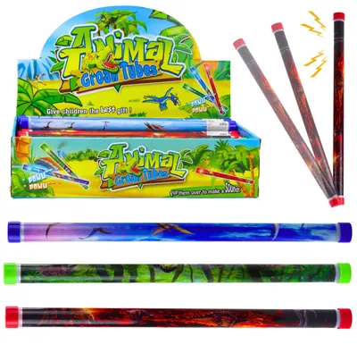 Obrázek produktu pro Akustická zvuková trubice Barevná světla Dinosauři 40 cm Mix