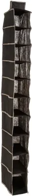 Produktbild von 5five Simply Smart Hänge Schuhorganizer aus Kunststoff schwarz 120cm x 15cm x 30cm