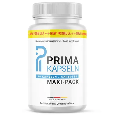 Produktbild von PRIMA Kapseln | für Männer und Frauen geeignet |  Lifestyle | 90 Kapseln pro Dose