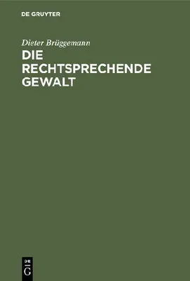Produktbild von Die rechtsprechende Gewalt