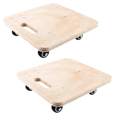 Möbelroller-Set 2er-Pack 30x30 cm 320 kg Tragkraft
