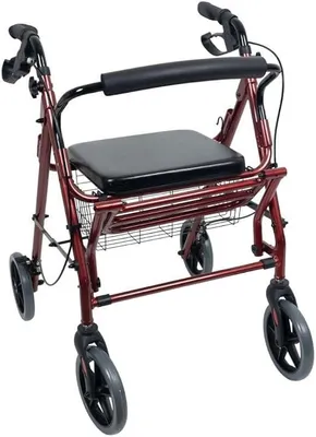 Produktbild von 2 in 1 Rollator und Rollstuhl, Faltbar