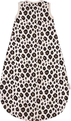 Produktbild von Meyco Sommerschlafsack Rund - Leopard - Sand Melange - 110 cm