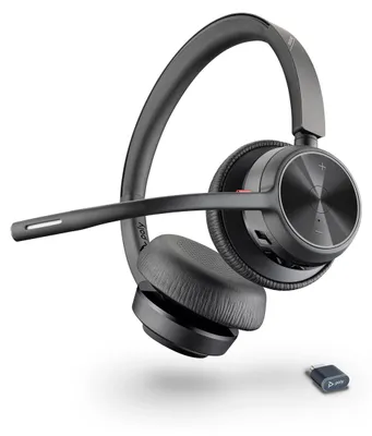 Obrázok produktu pre POLY Voyager 4320 USB-C náhlavná súprava, bezdrôtová, kancelária/telefónne centrum, slúchadlá, čierna